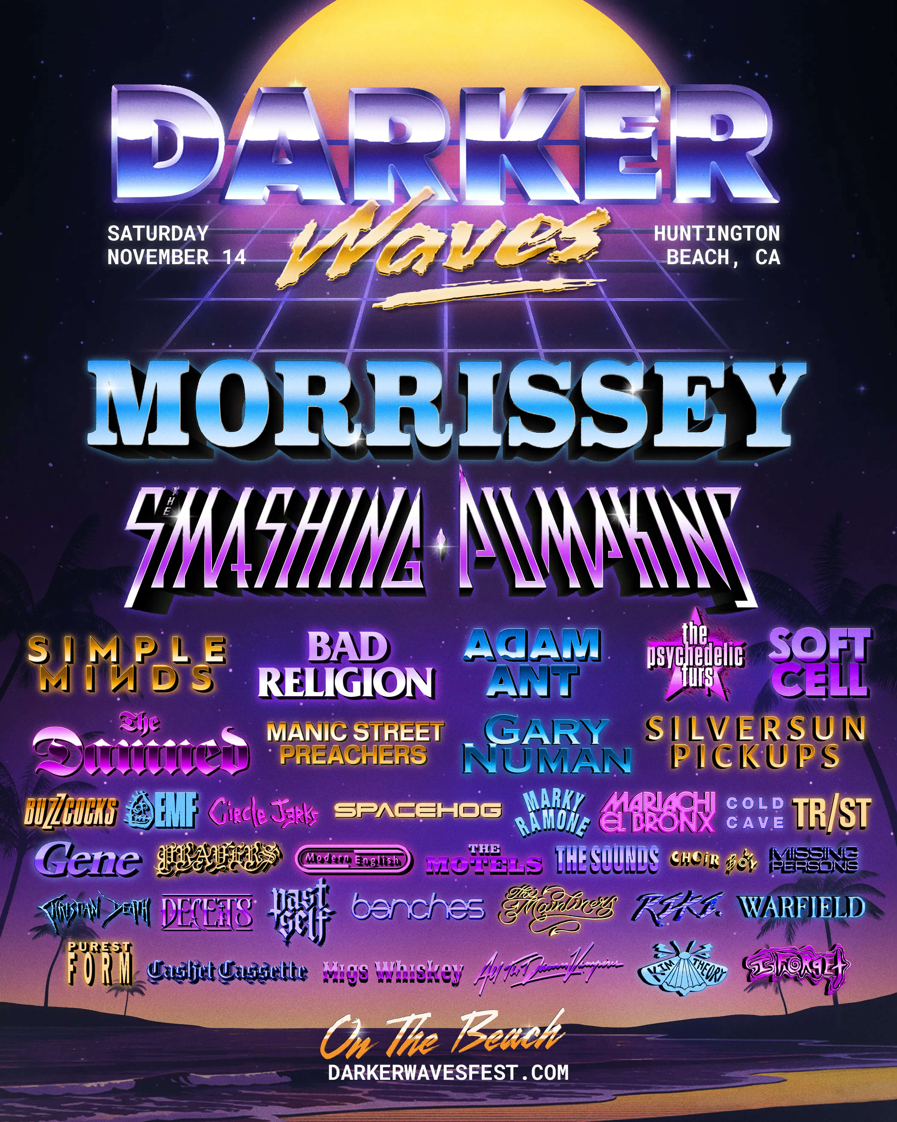 Darker Waves event poster