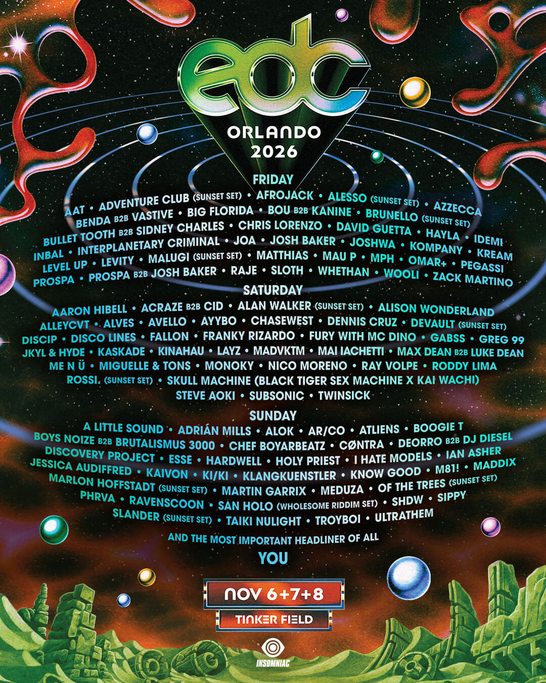 EDC Orlando event poster