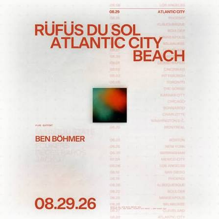 Rufus DU SOL event poster