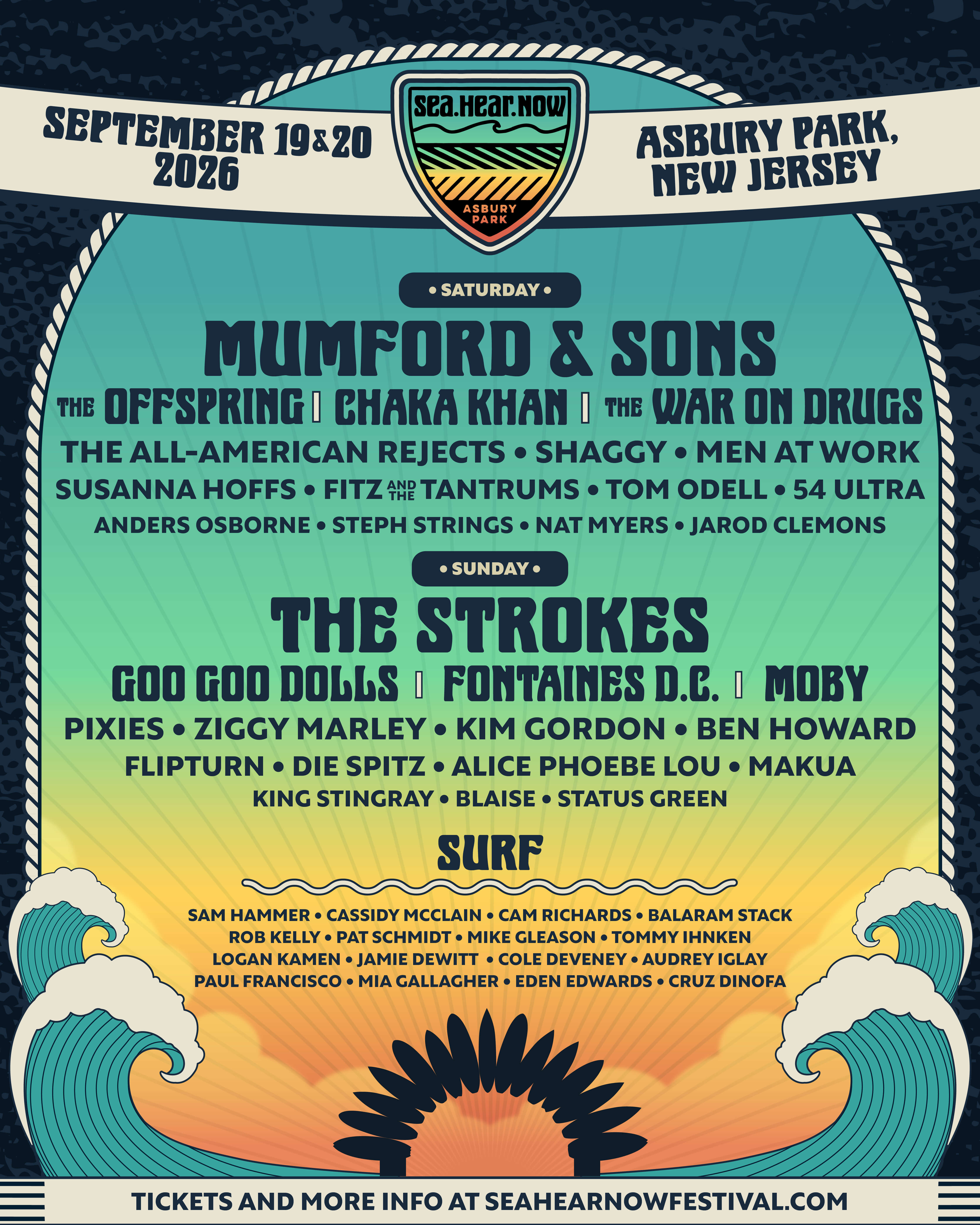 Sea Hear Now Festival event poster